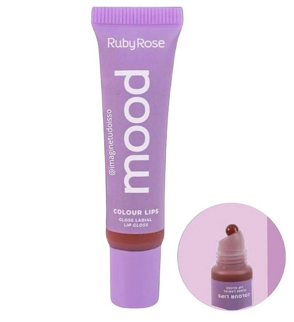 Lip Gloss Colour Lips Mood (Cor Discreet) – Ruby Rose, Brilho e Conforto