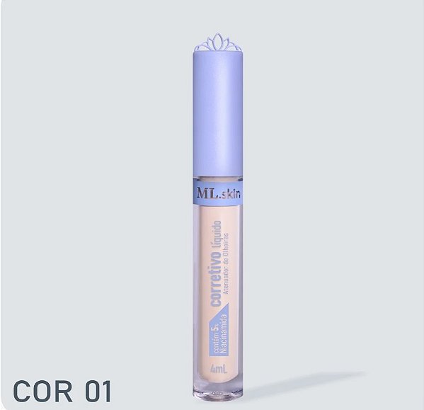 Corretivo Atenuador de Olheiras com Niacinamida 5% Miss Lary – Hidratação e Suavização