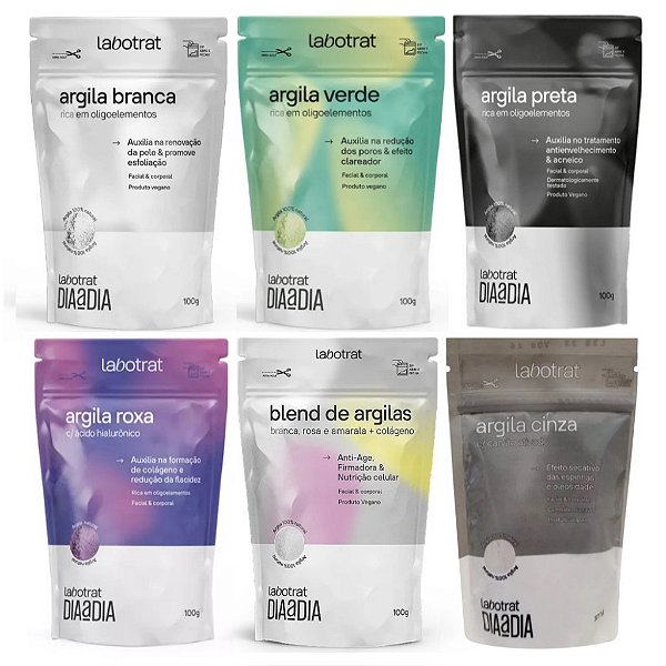Argila Labotrat 100g – Tratamento Facial e Corporal para Todos os Tipos de Pele