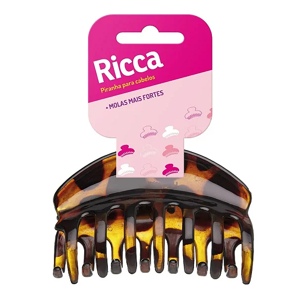 Piranha Clássica Ricca – Praticidade e Elegância para Todos os Penteados