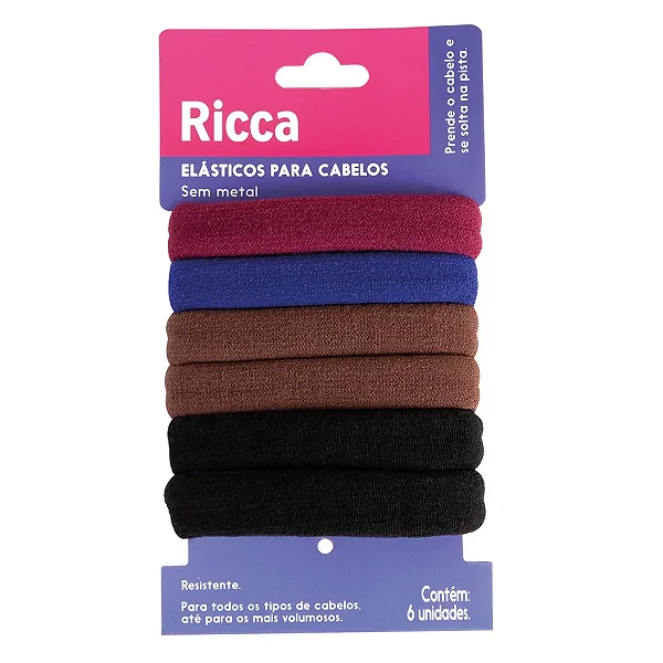 Elástico Grosso 6 Un Winter Ricca – Para Cabelos com Volume, Firmeza e Estilo Vibrante
