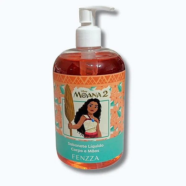 Sabonete Líquido Corpo e Mãos Moana 2 - Fenzza - Higiene e Cuidado com Fragrância Deliciosa