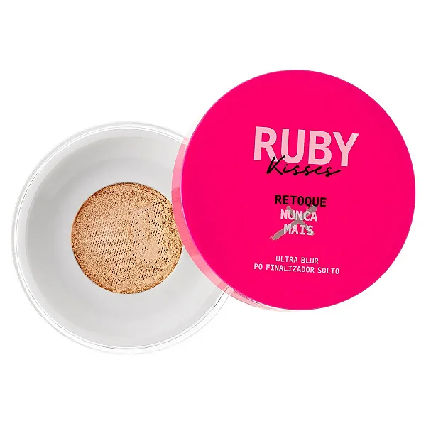 Pó Finalizador Solto Ultra Blur Ruby Kisses - Efeito Aveludado e Longa Duração - Tecnologia Soft Focus