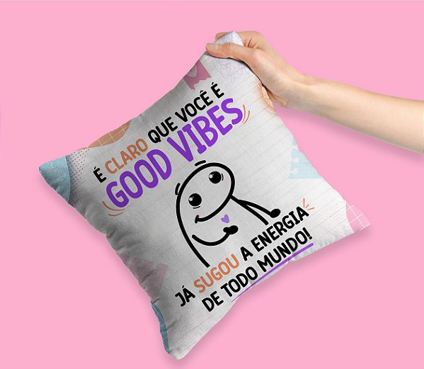Almofada Good Vibes