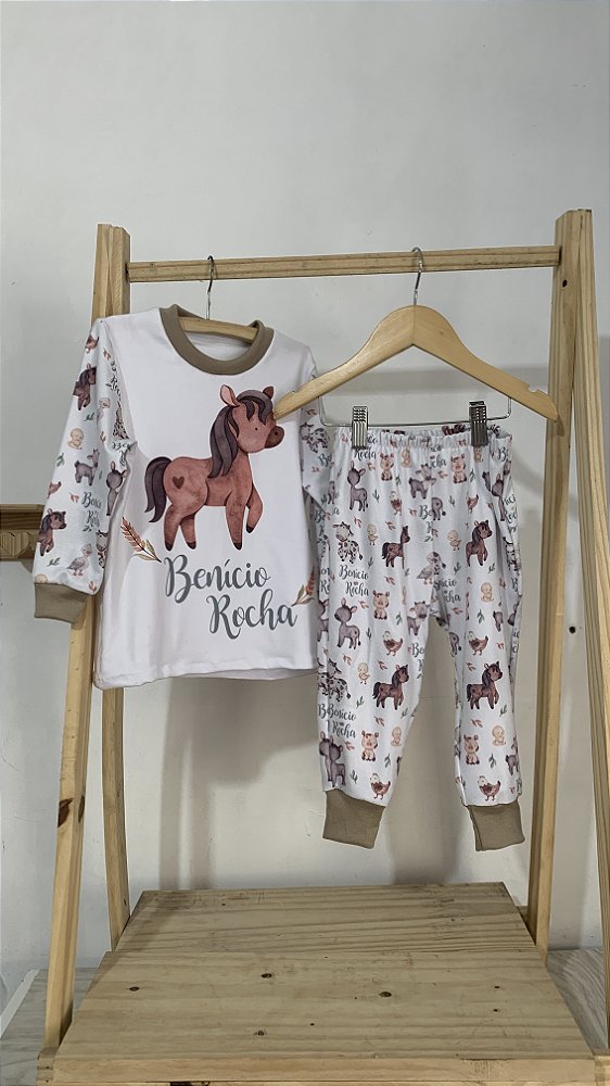 Pijama Inverno Infantil  Personalizado