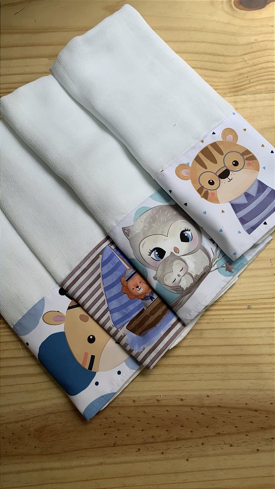 Fralda de Ombro Personalizada - Linha Luxo