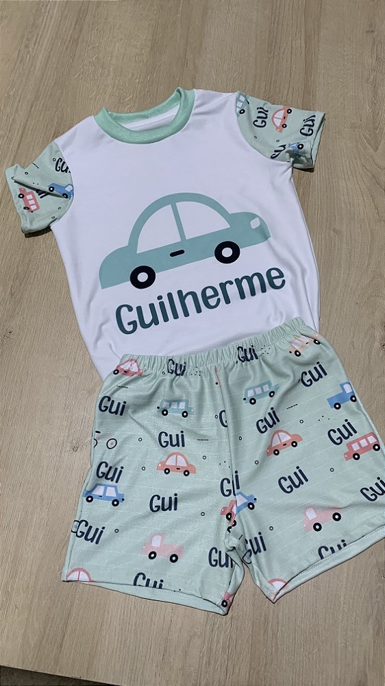 Pijama Verão Infantil Personalizado