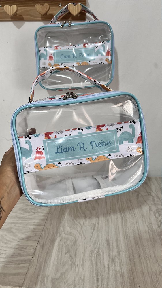 Kit Organizadores de Mala Transparentes com Faixa (PMG)