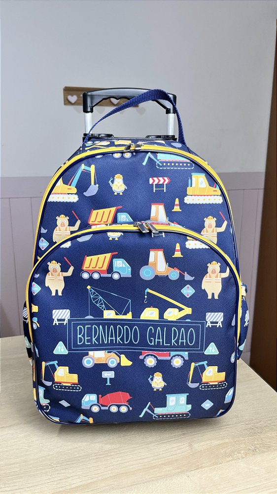 Mochila Escolar G Personalizada com rodinhas