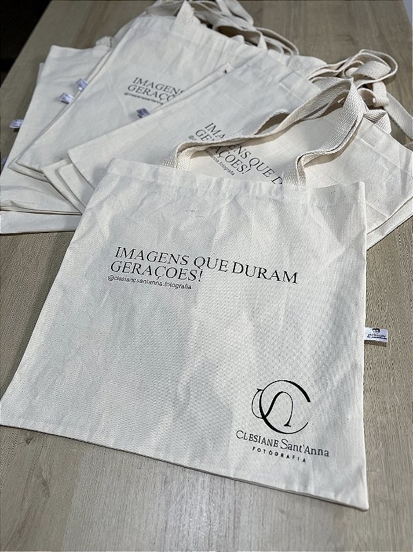 Ecobag em Algodão Cru Corporativa G (10 unidades)