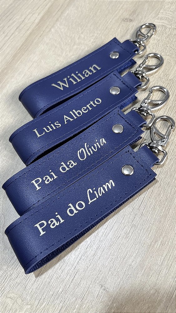 Chaveiro em material sintético Personalizado (10uni.)