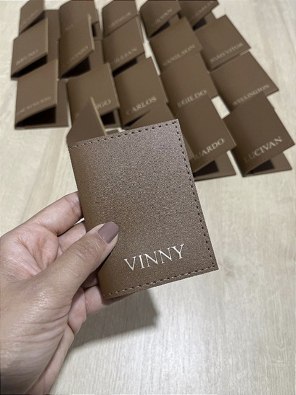 Porta Cartões Material sintético Personalizado (10unid.)