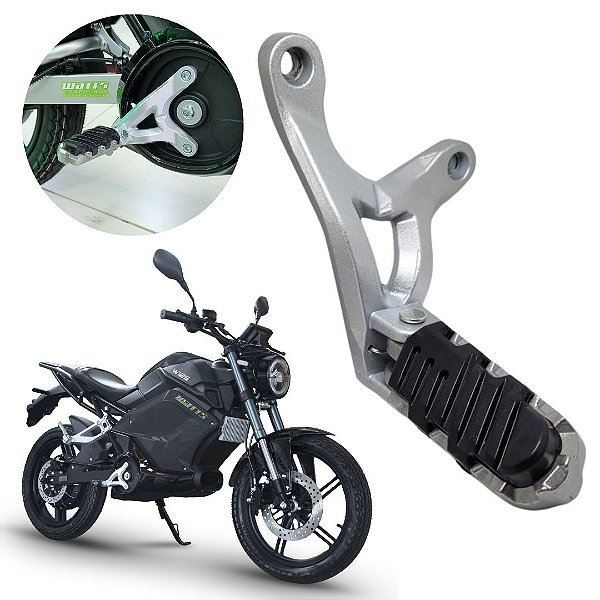 Pezinho Pedaleira Estribo Dianterio Direito Moto Watts W125