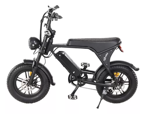 Bicicleta elétrica V8 Mini 750W 36V 10,4ah