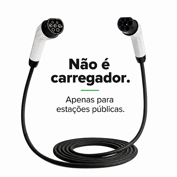 Cabo IPE para Estação de recarga Pública - T2 / T2 - 5m