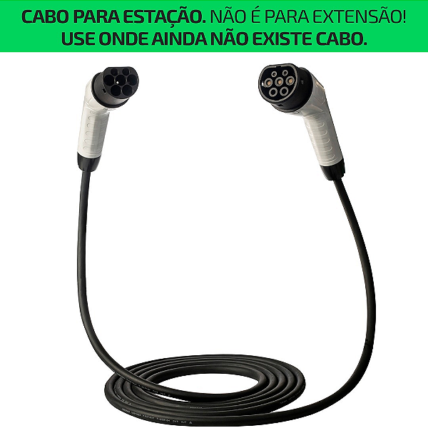 Cabo IPE para Estação de recarga - T2 / T2 - 5m