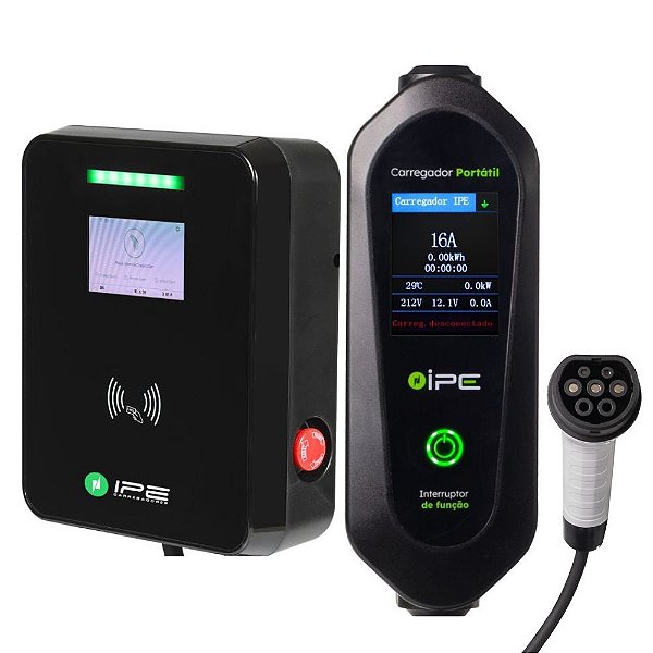 KIT Carregador Wallbox EI 7kW + Portátil  4,4 kW