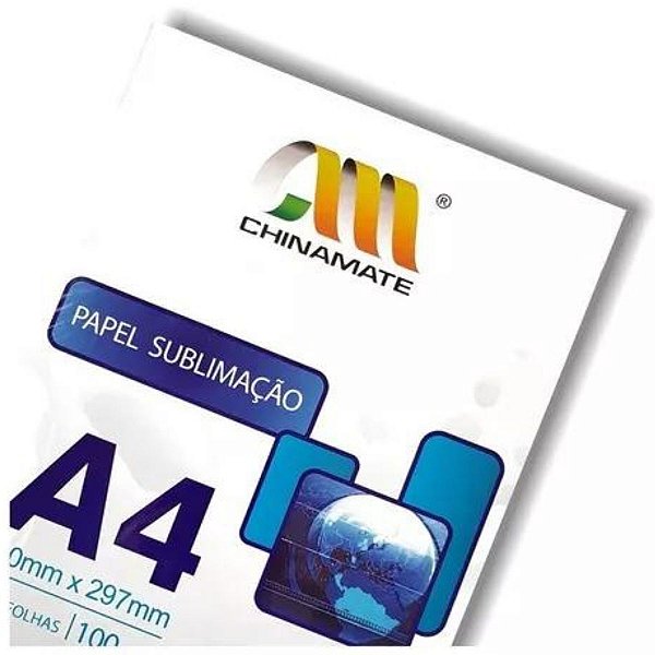 PAPEL FOTOGRAFICO NEUTRO 100G A4 100 FLS SUBLIMATICO P/CANECA CX 20