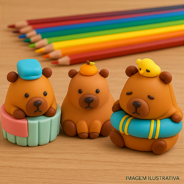 BORRACHA 3D CAPIVARA