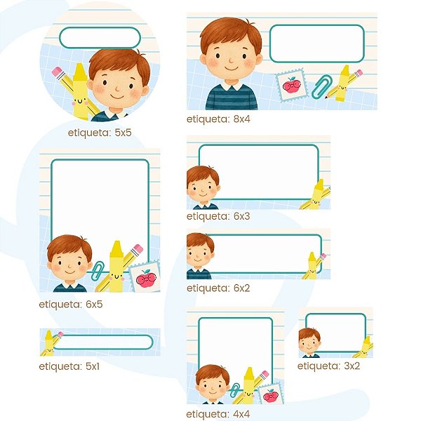 ETIQUETAS ESCOLARES 2026