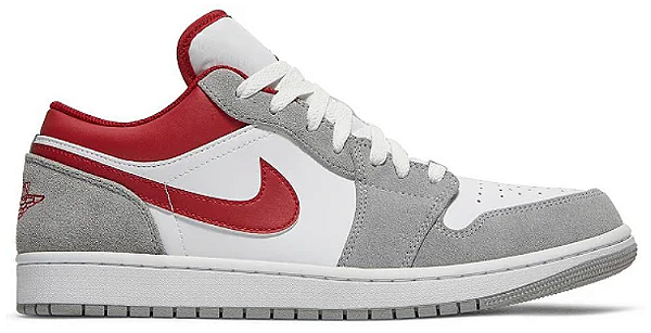 Nike Air Jordan 1 Low 'Light Smoke Grey Gym Red'
