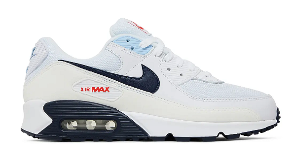 Nike Air Max 90 - White & Midnight Navy