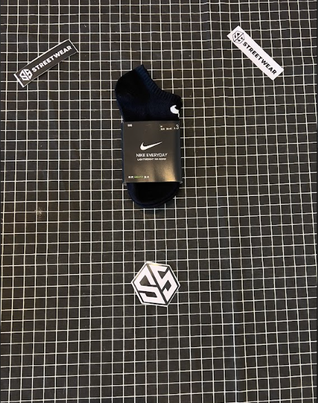 Par de Meias Soquete Nike - Preta