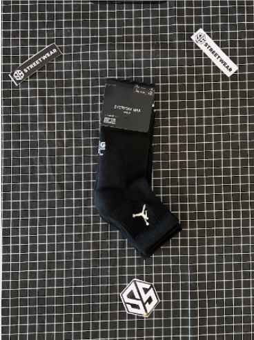 Par de Meias Cano Alto Jordan - Preta