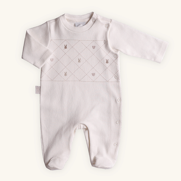 Macacão Bebê Matelassê Ursinhos Suedine 100% Algodão Nobre