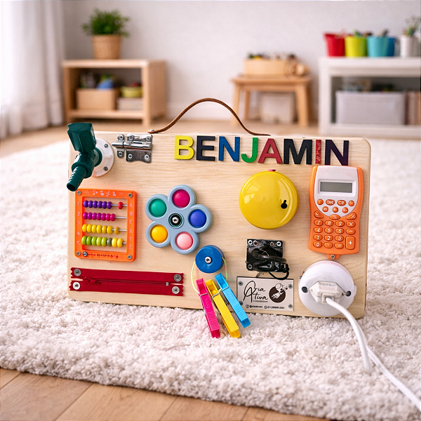 Painel Sensorial Montessori - Portátil Niterói