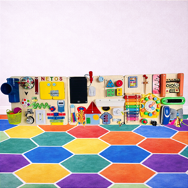 Painel Triplo Madagascar - com 138x40cm