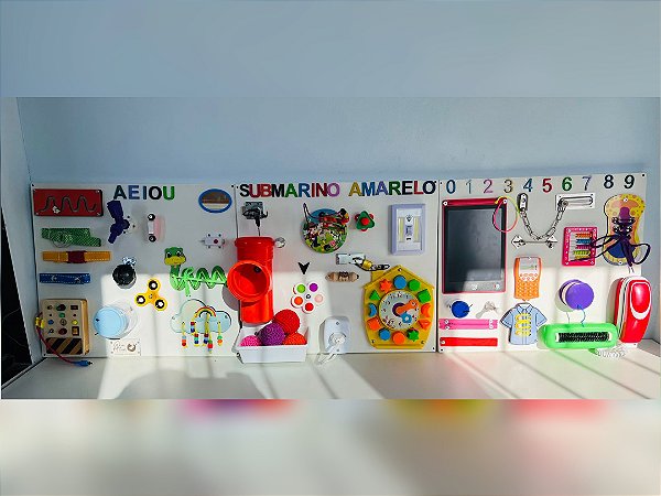 Painel Triplo Argélia 2 - com 138x40cm