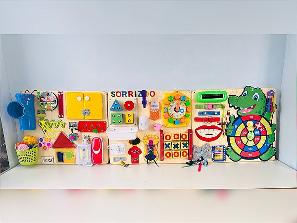Painel Triplo Equador - com 138x40cm