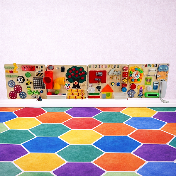 Painel Quádruplo Camboja - com 184x40cm