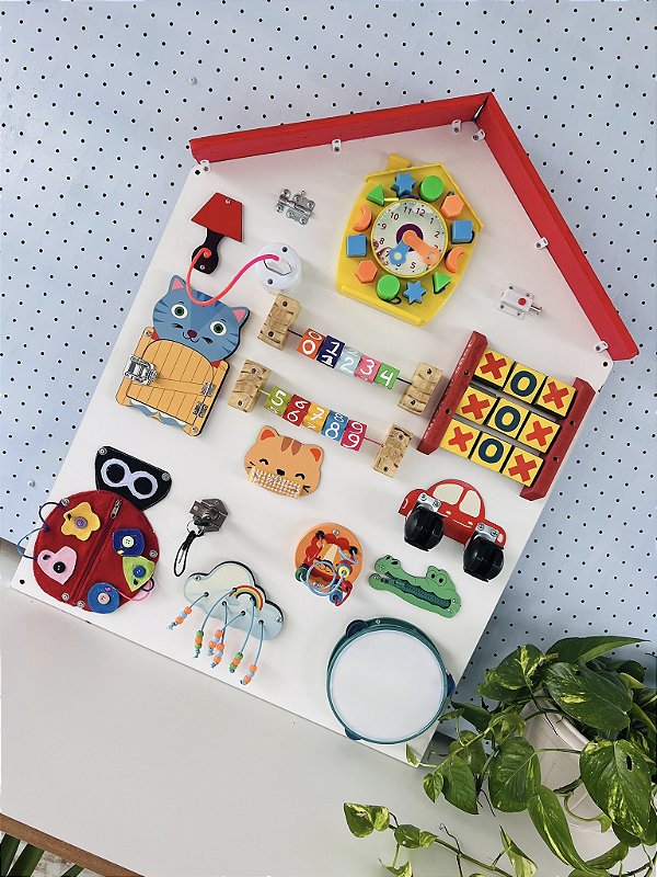 Painel Casinha 2 - com 60x80cm