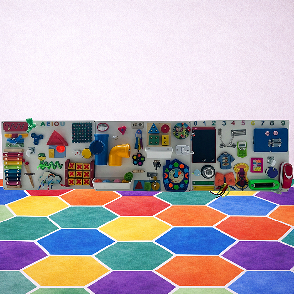 Painel Triplo Albânia - com 174x43cm