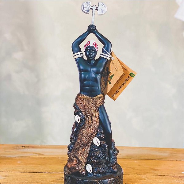 Imagem de Xangô em resina - Camasi 26cm