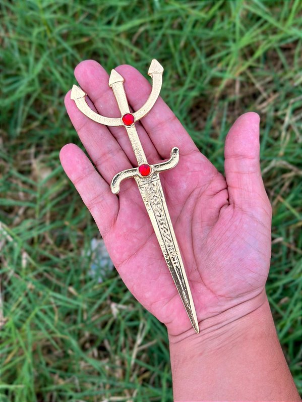 Punhal Para Pomba Gira - Dourado