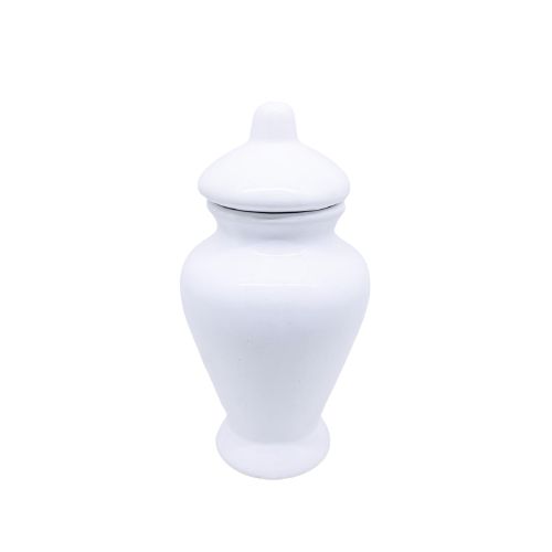 Quartinha de louça branca 15cm s/ asa