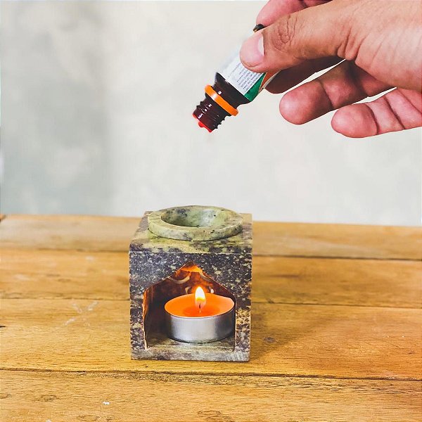 Rechaud difusor de pedra sabão