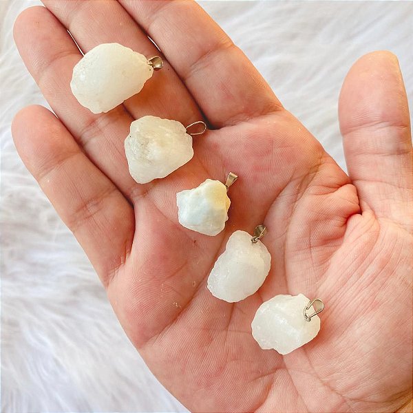 Pingente de Hemimorfita bruta