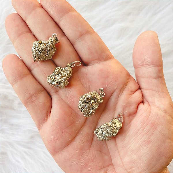 Pingente de Pirita - Prosperidade e abundância