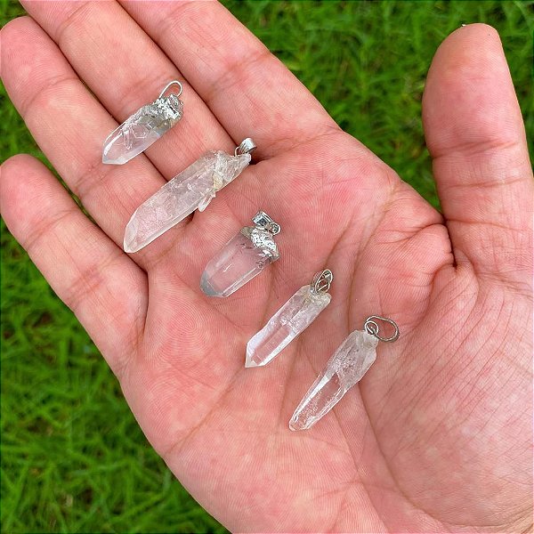 Pingente de Ponta de Quartzo