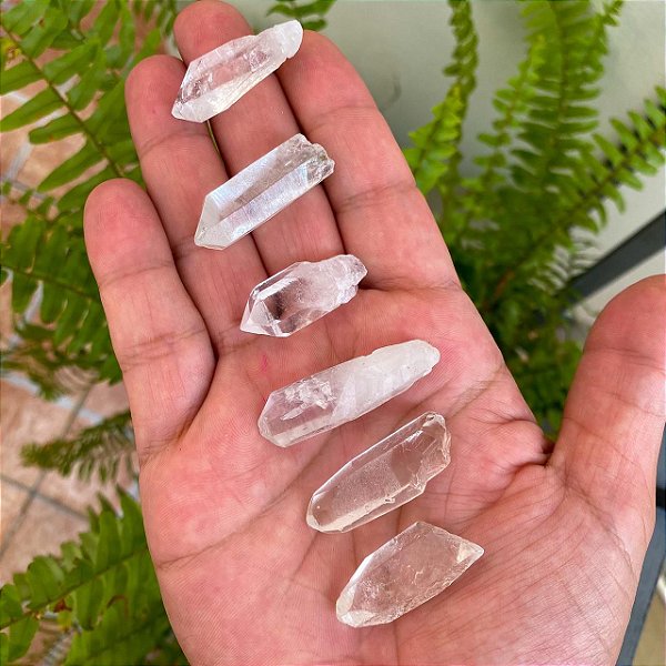 Ponta de quartzo natural P