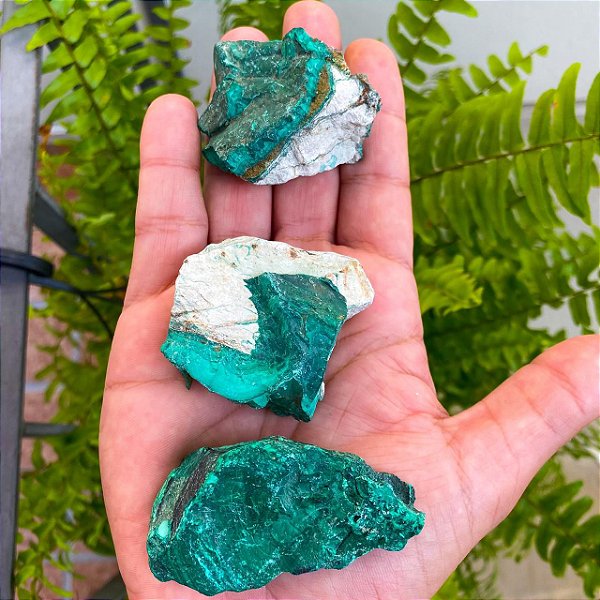 Pedra Bruta Malaquita - Poder pessoa