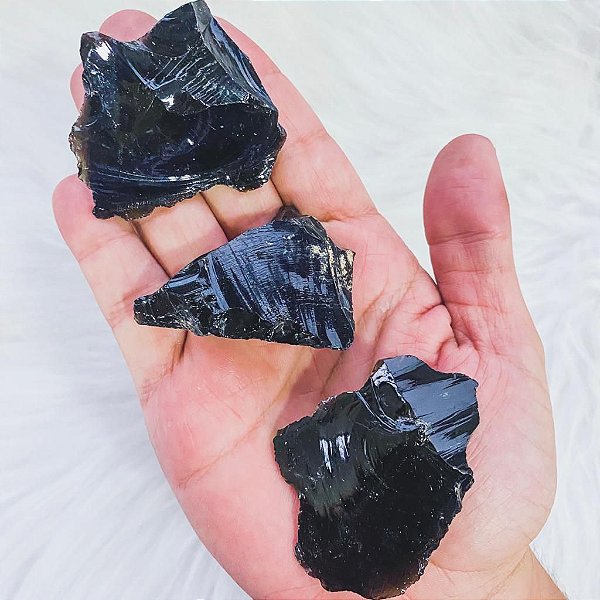 Pedra bruta Obsidiana