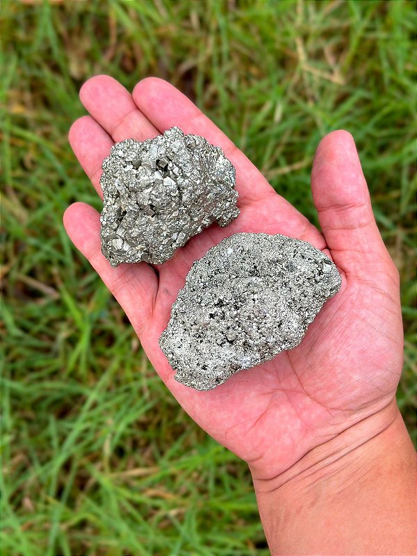 Pedra Pirita de 220gr a 250gr - Prosperidade e abundância
