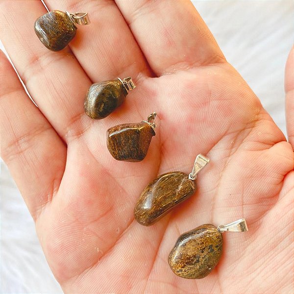 Pingente de Bronzita Rolada - Serenidade e controle