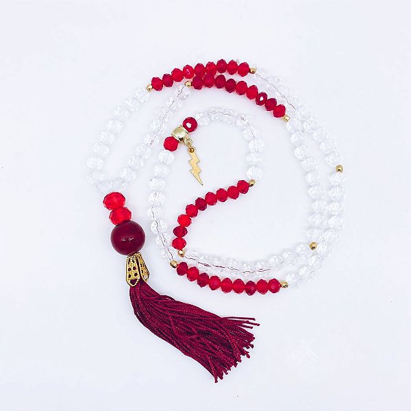 Japamala de Iansã de Cristal