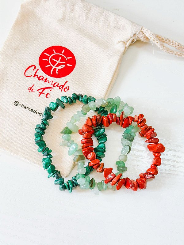 Kit pulseiras - Saúde e vitalidade